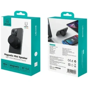Głośnik magnetyczny USAMS YX016 MagSafe Bluetooth 5.3 czarny