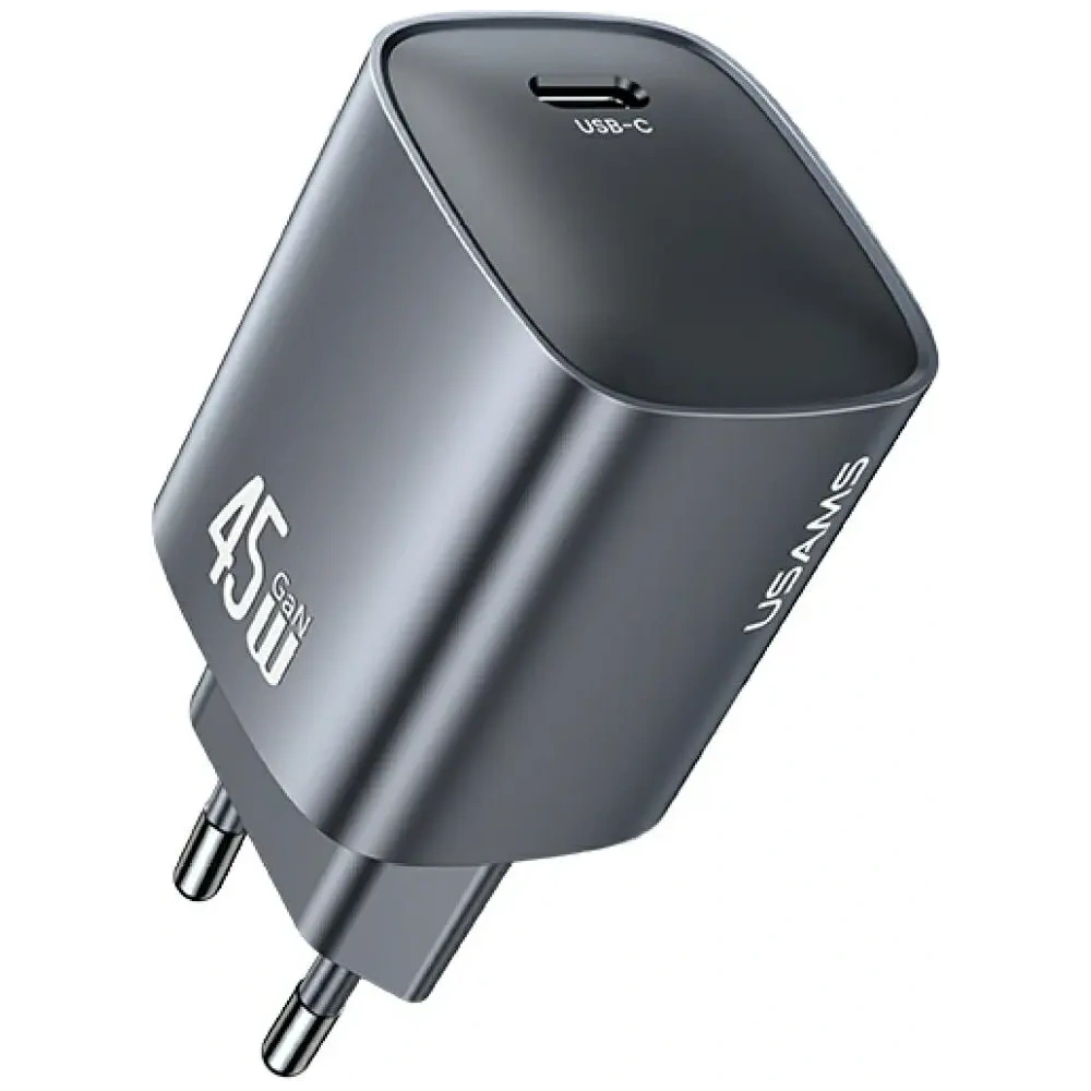 Ładowarka sieciowa USAMS T66 USB-C 45W GaN Fast Charger tarnish
