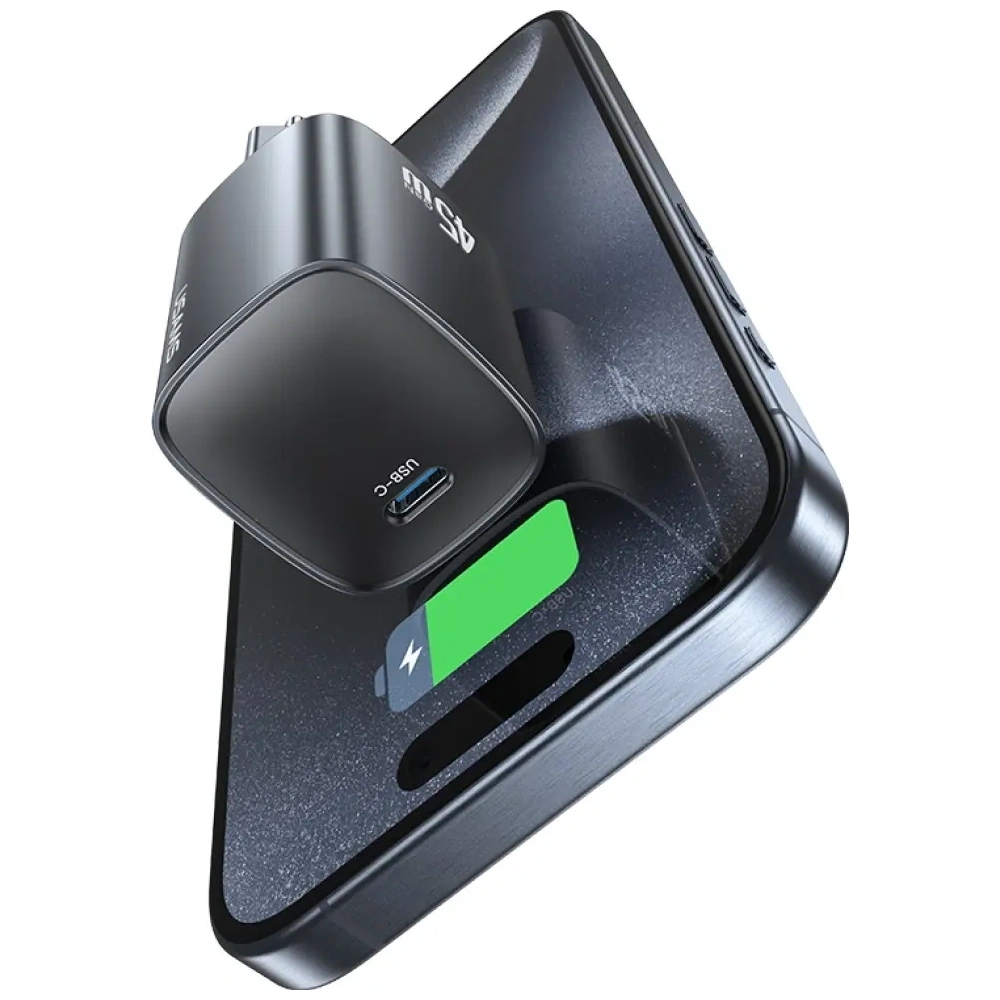 Ładowarka sieciowa USAMS T66 USB-C 45W GaN Fast Charger tarnish