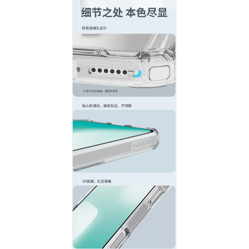 Etui Nillkin Nature TPU Pro Magnetic MagSafe do Apple iPhone 17 Pro White