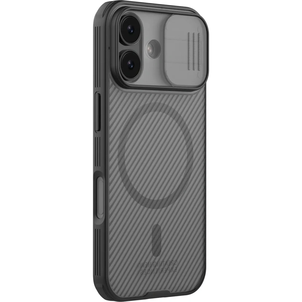 Etui Nillkin CamShield Pro Magnetic Case do Apple iPhone 17 półprzezroczyste czarne