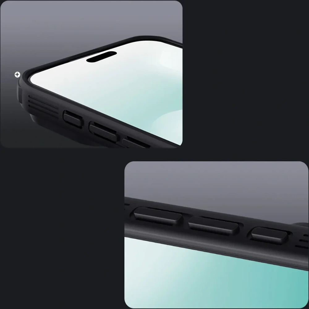 Etui Nillkin CamShield Pro Magnetic Case do Apple iPhone 17 półprzezroczyste czarne