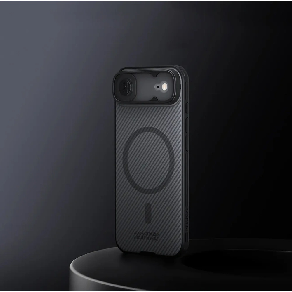 Etui Nillkin CamShield Pro Magnetic Case do Apple iPhone Air półprzezroczyste czarne