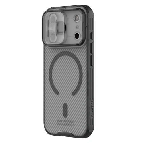 Etui Nillkin CamShield Pro Magnetic Case do Apple iPhone 17 Pro półprzezroczyste czarne