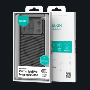 Etui Nillkin CamShield Pro Magnetic Case do Apple iPhone 17 Pro półprzezroczyste czarne