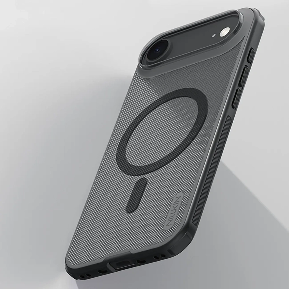 Etui Nillkin Super Frosted Shield Pro Magnetic MagSafe do Apple iPhone Air półprzezroczyste czarne