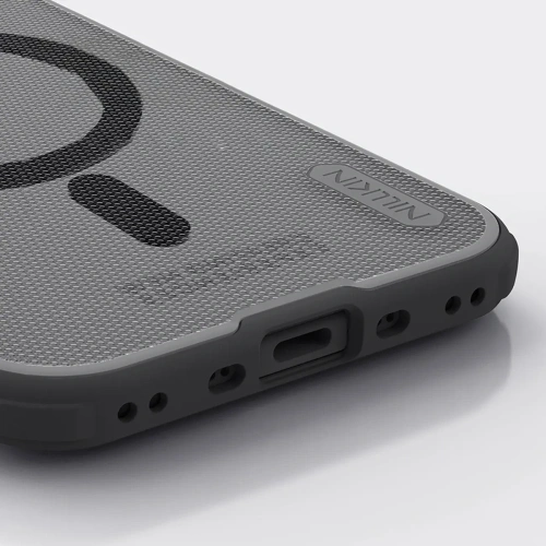 Etui Nillkin Super Frosted Shield Pro Magnetic MagSafe do Apple iPhone Air półprzezroczyste czarne