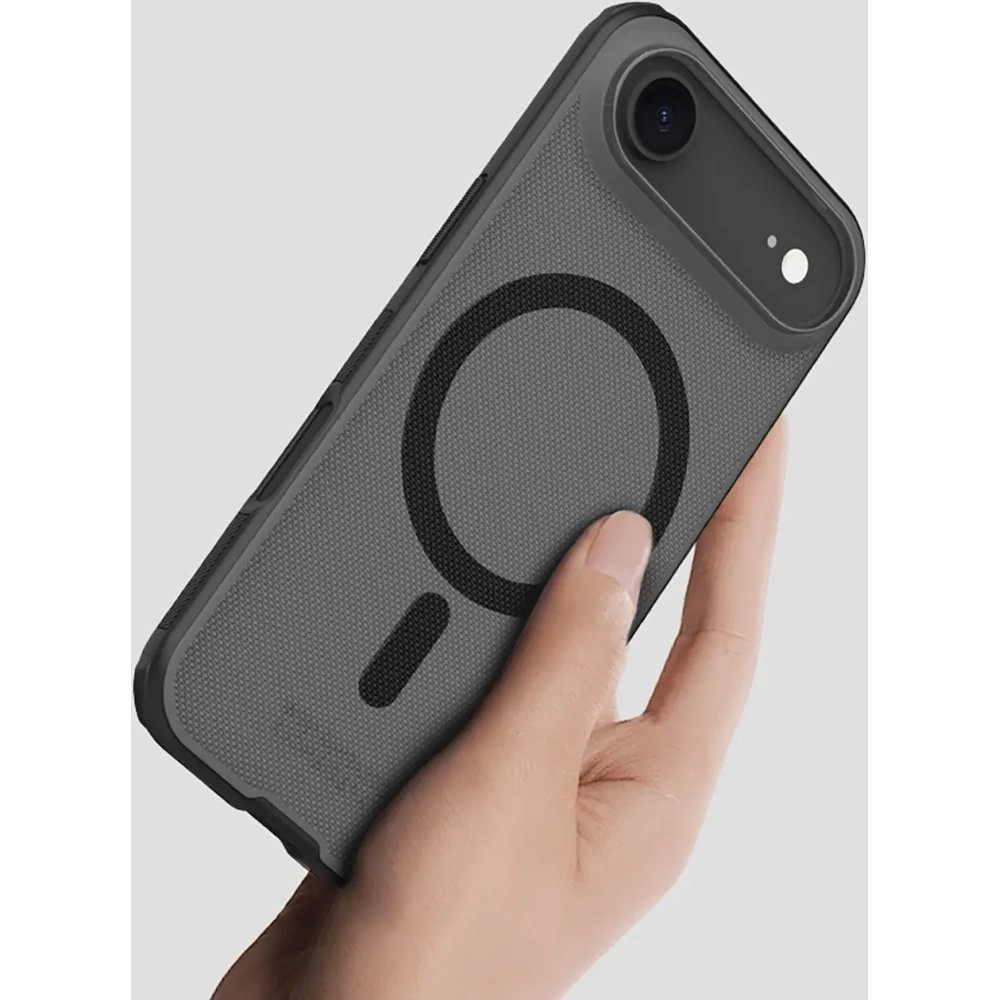 Etui Nillkin Super Frosted Shield Pro Magnetic MagSafe do Apple iPhone Air półprzezroczyste czarne