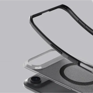 Etui Nillkin Super Frosted Shield Pro Magnetic MagSafe do Apple iPhone Air półprzezroczyste czarne