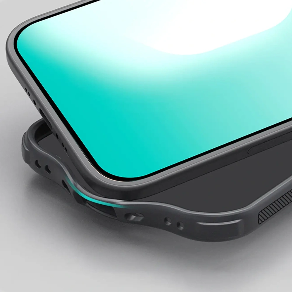 Etui Nillkin Super Frosted Shield Pro Magnetic MagSafe do Apple iPhone Air półprzezroczyste czarne