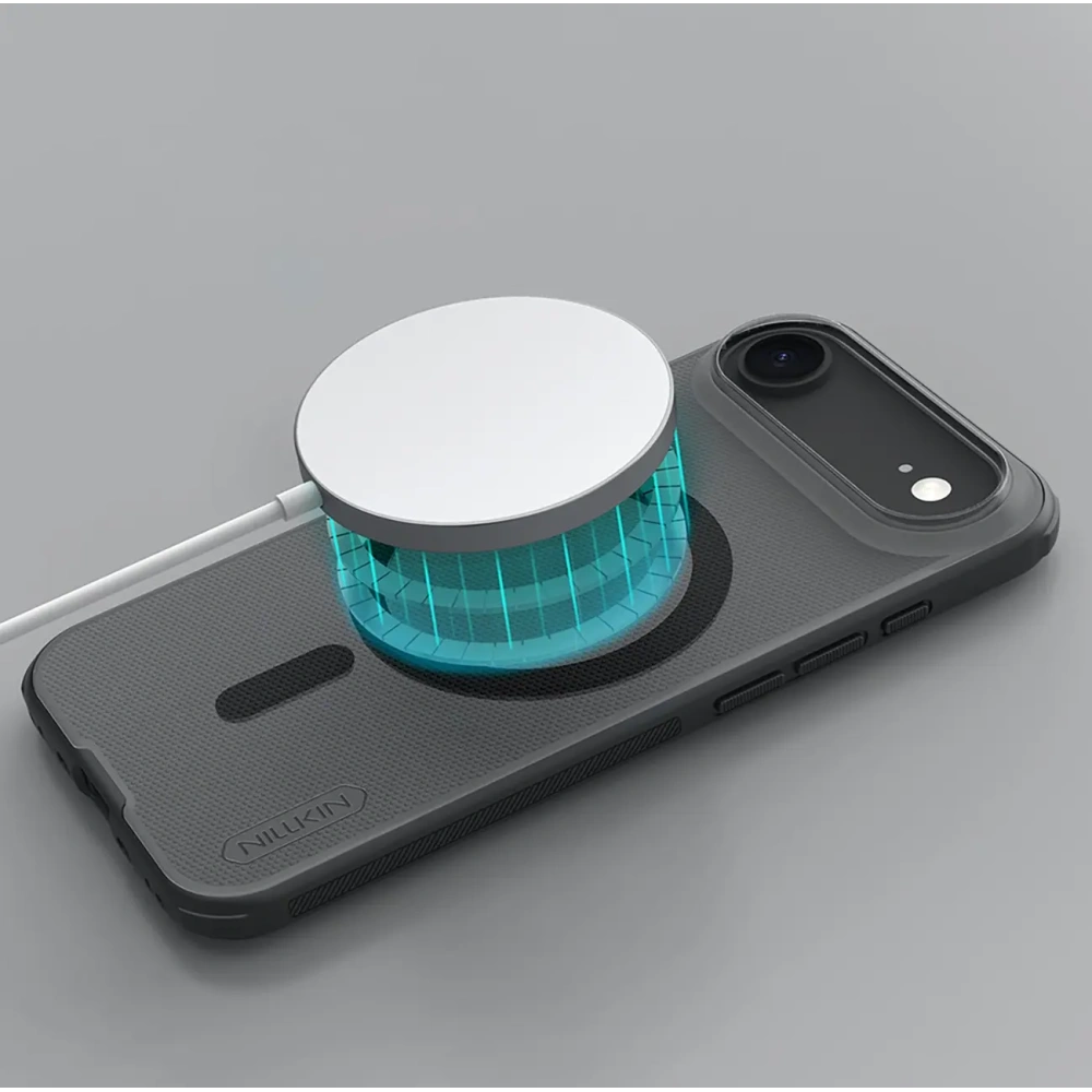 Etui Nillkin Super Frosted Shield Pro Magnetic MagSafe do Apple iPhone Air półprzezroczyste czarne