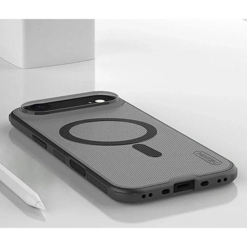 Etui Nillkin Super Frosted Shield Pro Magnetic MagSafe do Apple iPhone Air półprzezroczyste czarne