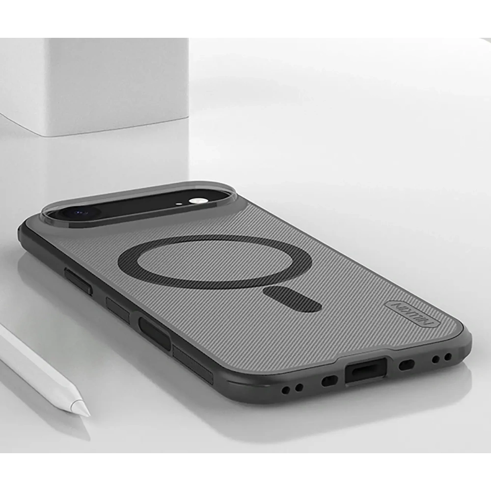 Etui Nillkin Super Frosted Shield Pro Magnetic MagSafe do Apple iPhone Air półprzezroczyste czarne
