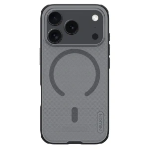 Etui Nillkin Super Frosted Shield Pro Magnetic MagSafe do Apple iPhone 17 Pro półprzezroczyste czarne