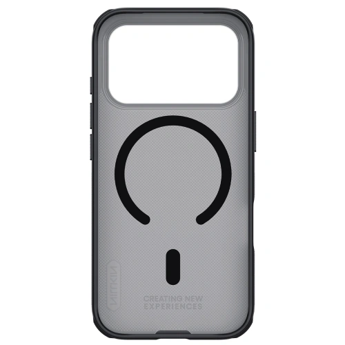 Etui Nillkin Super Frosted Shield Pro Magnetic MagSafe do Apple iPhone 17 Pro półprzezroczyste czarne