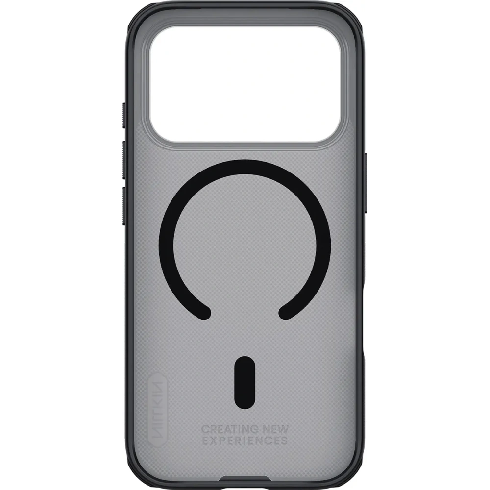 Etui Nillkin Super Frosted Shield Pro Magnetic MagSafe do Apple iPhone 17 Pro półprzezroczyste czarne