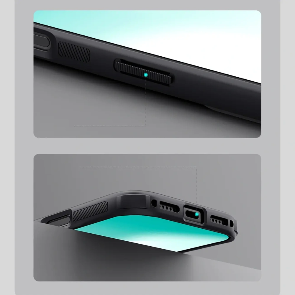 Etui Nillkin Super Frosted Shield Pro Magnetic MagSafe do Apple iPhone 17 Pro półprzezroczyste czarne