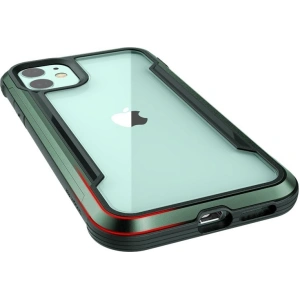X-Doria Apple Aluminiumhülle Defense Shield iPhone 11 (Falltest 3m) (Mitternachtsgrün)