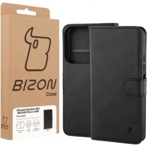 Etui z klapką Bizon Case Pocket do Xiaomi Redmi 15C 4G / 5G / Poco C85 czarne