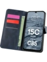 Etui z klapką Bizon Case Pocket do Xiaomi Redmi 15C 4G / 5G / Poco C85 granatowe