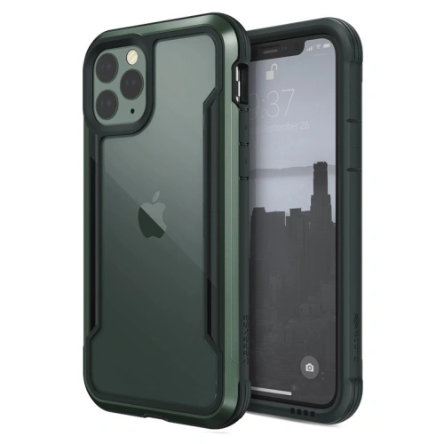 Kup Alumínium tok X-Doria Defense Shield Apple iPhone 11 Pro Max (Csepp teszt 3m) (Éjféli zöld) - XDR045GRN - {ean13} - Sklep Home Screen
