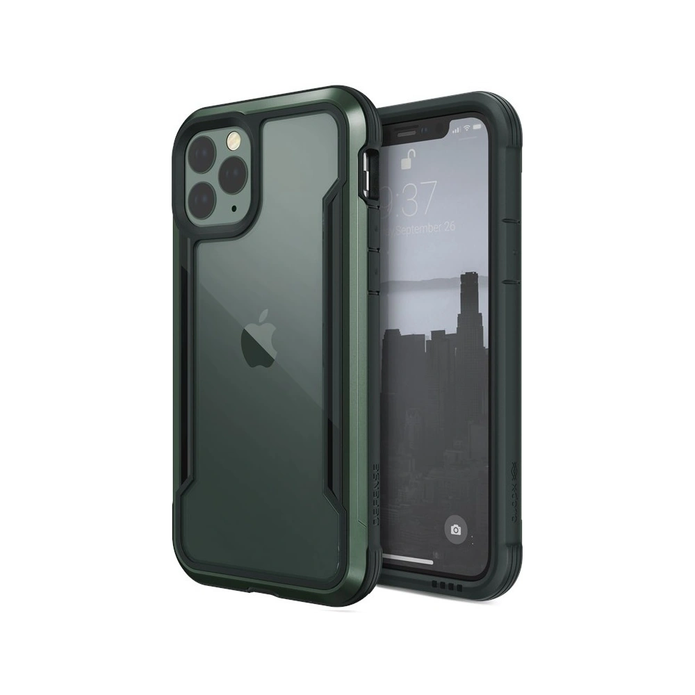 Etui aluminiowe X-Doria Defense Shield Apple iPhone 11 Pro Max (Drop test 3m) (Midnight Green)