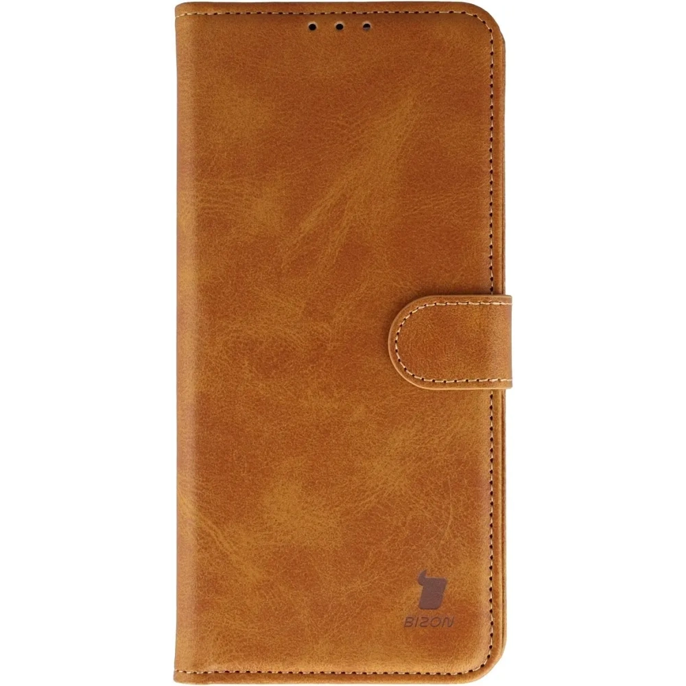 Etui z klapką Bizon Case Pocket do Xiaomi Redmi 15C 4G / 5G / Poco C85 173mm brązowe