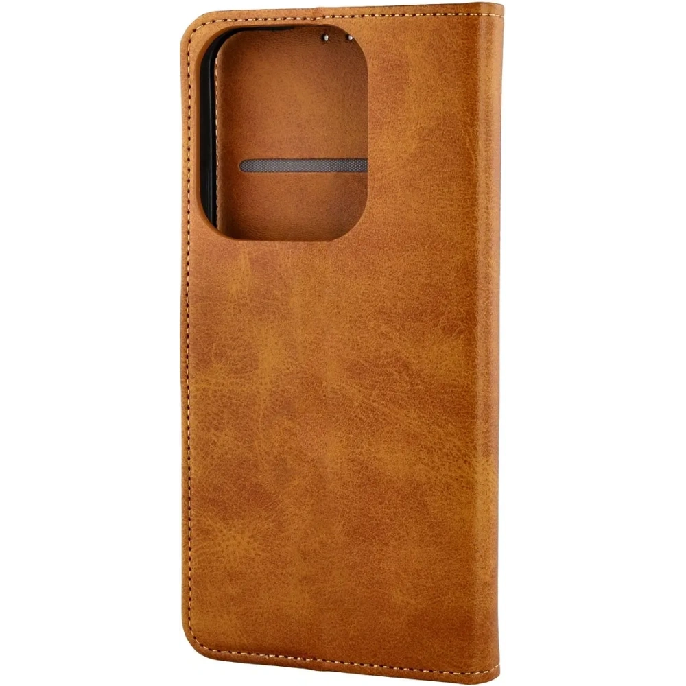 Etui z klapką Bizon Case Pocket do Xiaomi Redmi 15C 4G / 5G / Poco C85 173mm brązowe