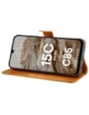 Etui z klapką Bizon Case Pocket do Xiaomi Redmi 15C 4G / 5G / Poco C85 brązowe
