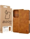 Etui z klapką Bizon Case Pocket do Xiaomi Redmi 15C 4G / 5G / Poco C85 brązowe
