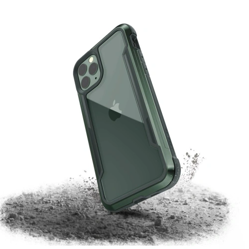 Kup Alumínium tok X-Doria Defense Shield Apple iPhone 11 Pro Max (Csepp teszt 3m) (Éjféli zöld) - XDR045GRN - {ean13} - Sklep Home Screen