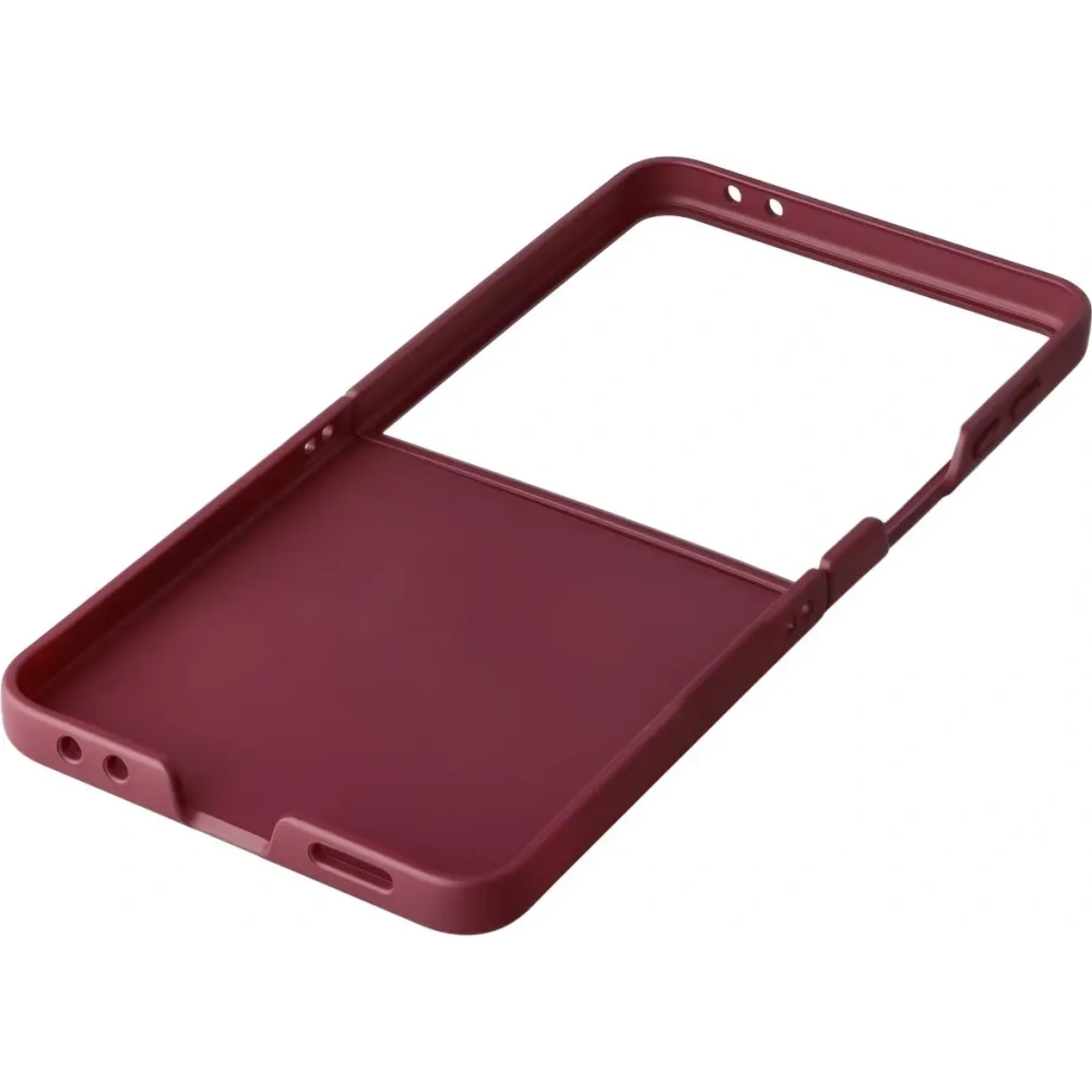 Pancerne etui Bizon Case Tur do Samsung Galaxy Z Flip7 burgundowe
