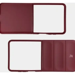 Pancerne etui Bizon Case Tur do Samsung Galaxy Z Flip7 burgundowe