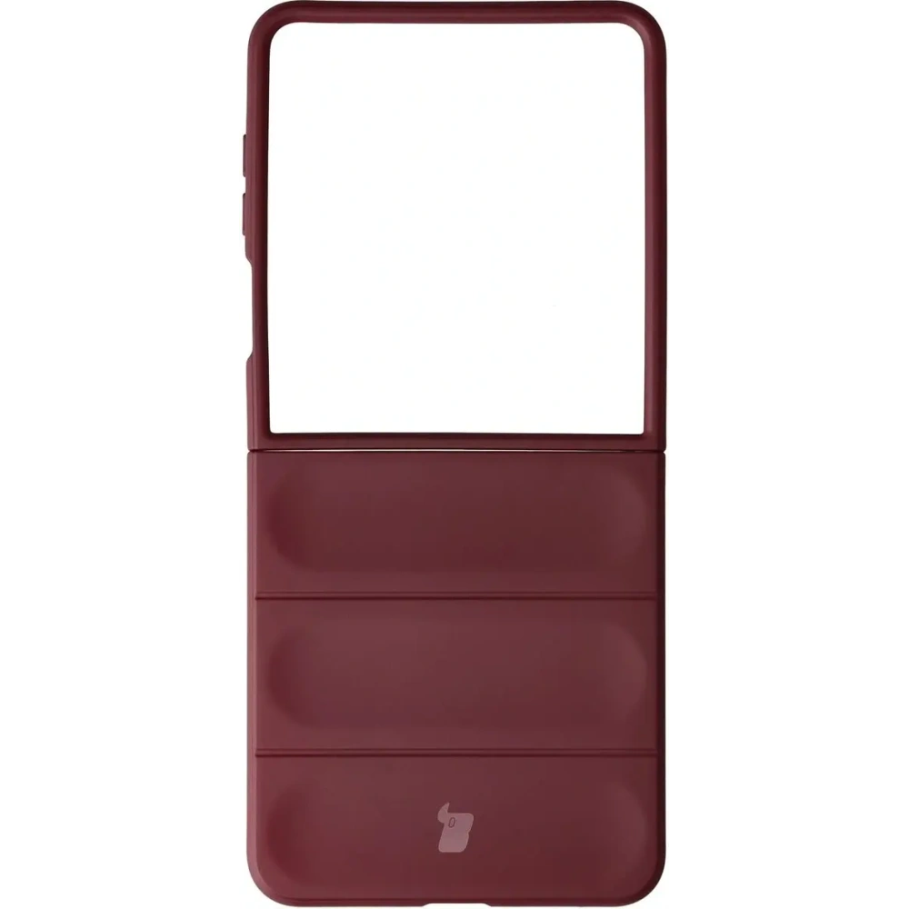 Pancerne etui Bizon Case Tur do Samsung Galaxy Z Flip7 burgundowe
