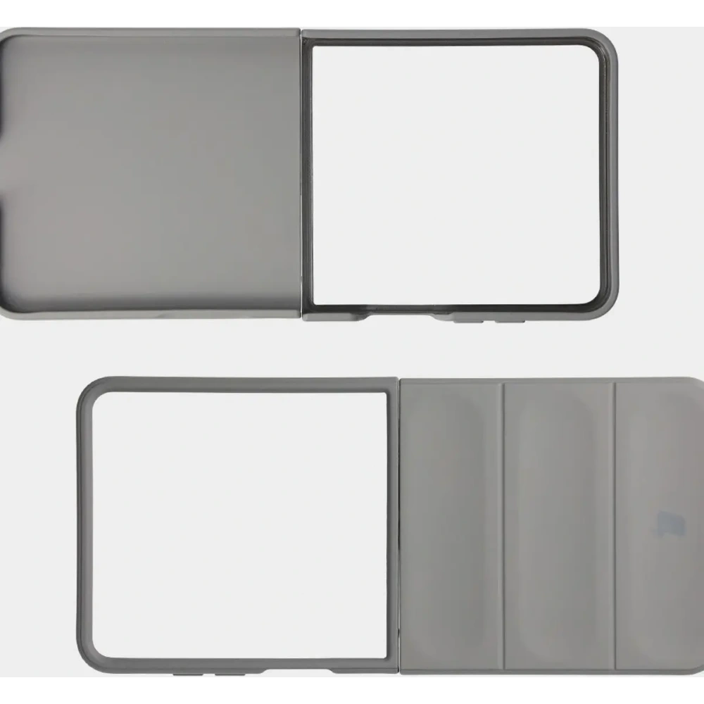 Pancerne etui Bizon Case Tur do Samsung Galaxy Z Flip7 szare