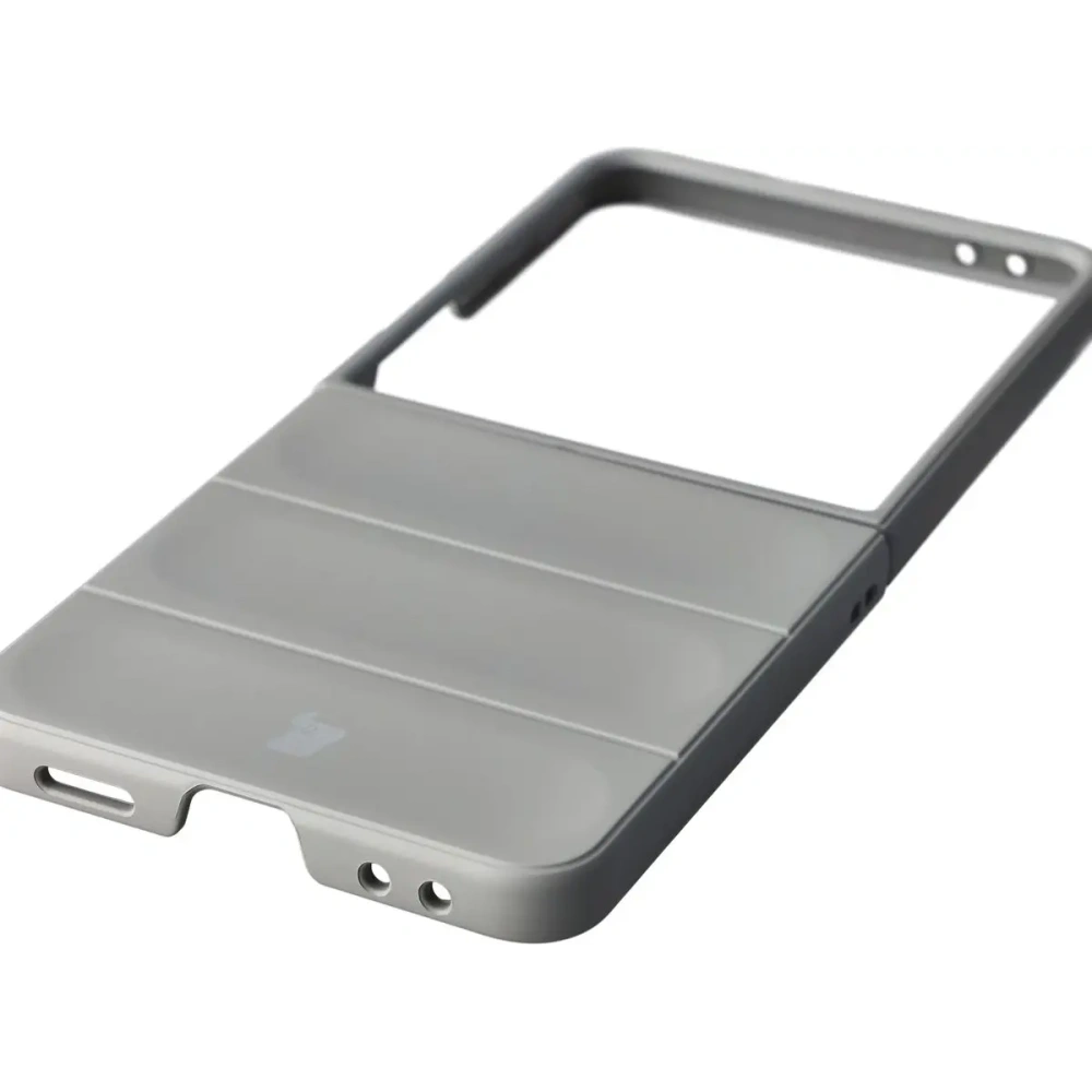 Pancerne etui Bizon Case Tur do Samsung Galaxy Z Flip7 szare