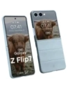 Pancerne etui Bizon Case Tur do Samsung Galaxy Z Flip7 błękitne