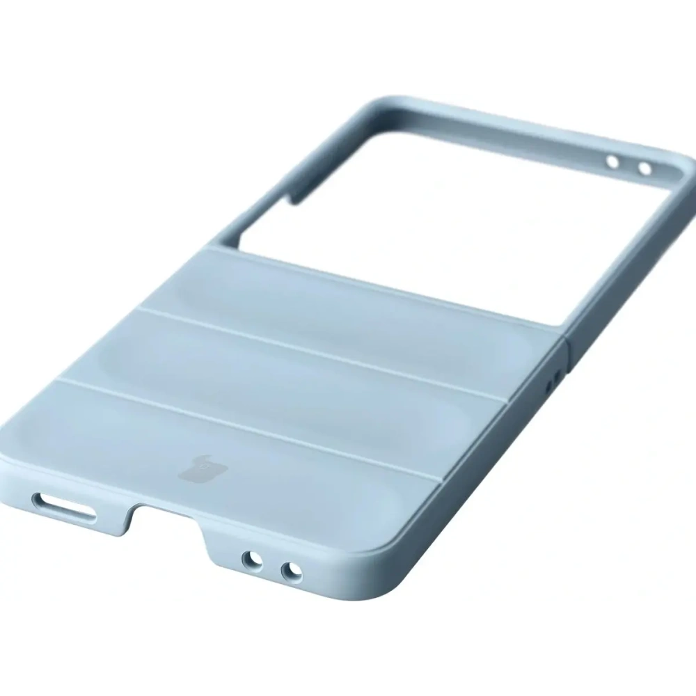 Pancerne etui Bizon Case Tur do Samsung Galaxy Z Flip7 błękitne