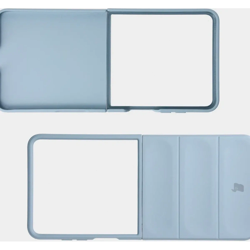 Pancerne etui Bizon Case Tur do Samsung Galaxy Z Flip7 błękitne