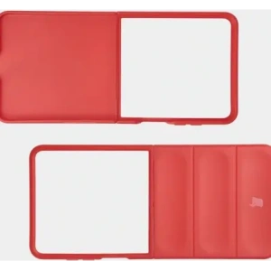 Pancerne etui Bizon Case Tur do Samsung Galaxy Z Flip7 czerwone