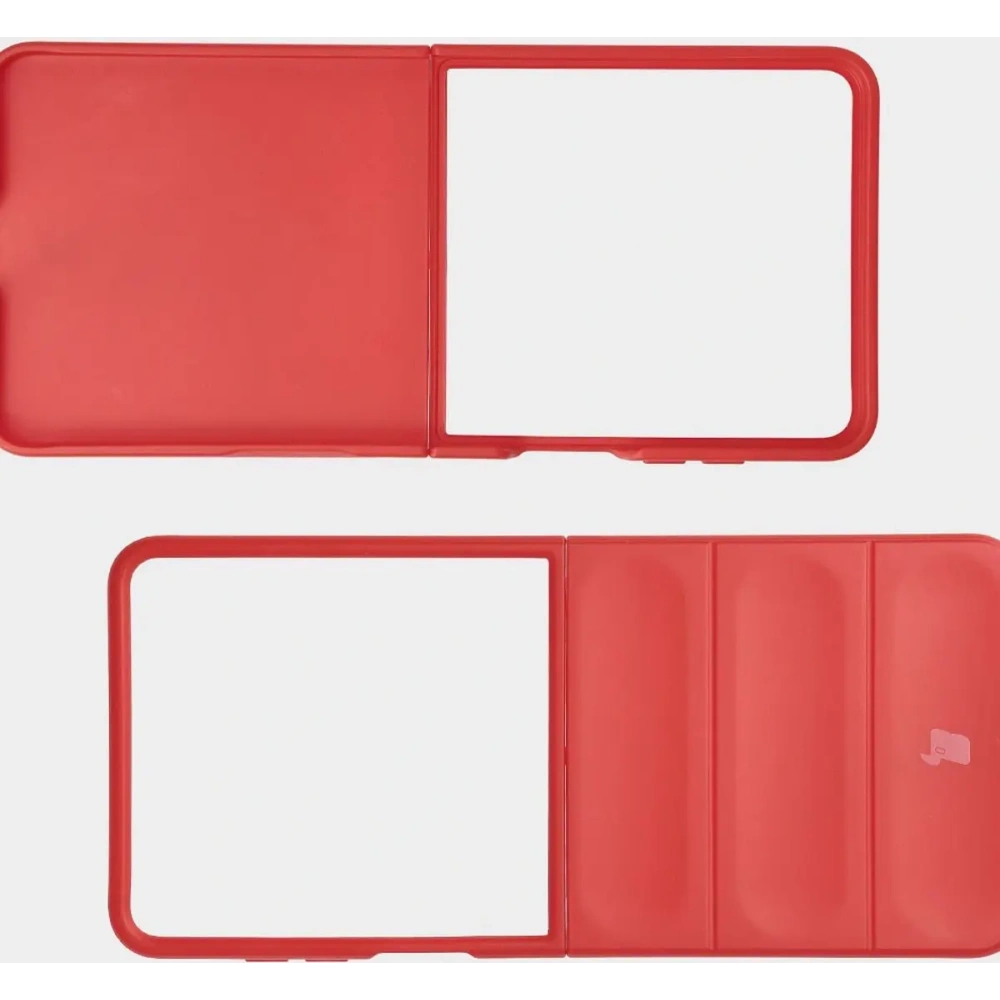 Pancerne etui Bizon Case Tur do Samsung Galaxy Z Flip7 czerwone