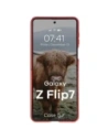 Pancerne etui Bizon Case Tur do Samsung Galaxy Z Flip7 czerwone