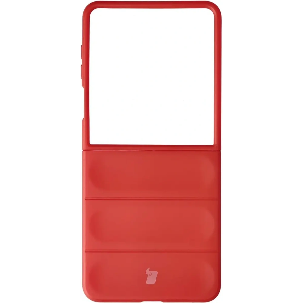 Pancerne etui Bizon Case Tur do Samsung Galaxy Z Flip7 czerwone