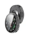 Etui ze szkłem do zegarka Bizon Case+Glass Watch do Samsung Samsung Galaxy Watch 8 44mm przeźroczyste