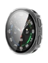 Etui ze szkłem do zegarka Bizon Case+Glass Watch do Samsung Samsung Galaxy Watch 8 44mm przeźroczyste