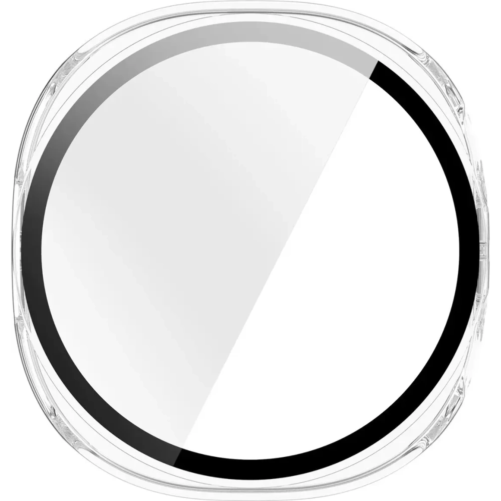 Etui ze szkłem do zegarka Bizon Case+Glass Watch do Samsung Samsung Galaxy Watch 8 44mm przeźroczyste