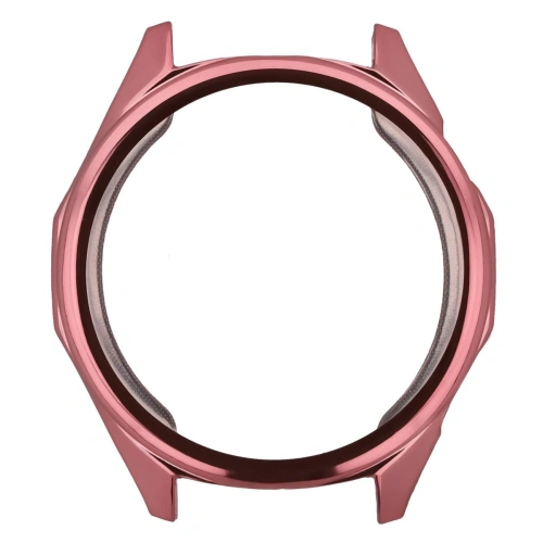 Etui z osłoną ekranu Bizon Case Watch Felipe do Huawei Watch GT6 46 mm różowe