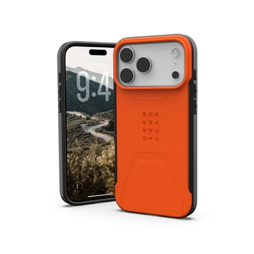 Etui UAG Urban Armor Gear Civilian MagSafe do Apple iPhone 17 Pro Max (orange)