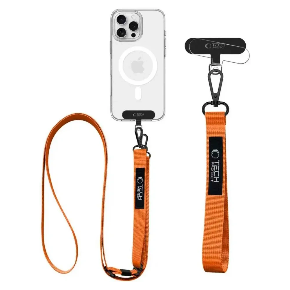 Smycz Tech-Protect C6S Rope Crossbody Cosmic Orange