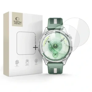 Szkło hartowane Tech-Protect Glass Fit+ do Huawei Watch GT 6 46mm Clear [2 PACK]